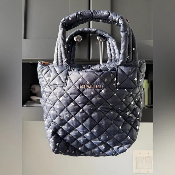 EEUC MZ Wallace Dawn with Silver Stars Mini Metro Tote Deluxe - Picture 11 of 11